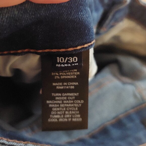 Frye Denim Jeans Medium Wash High Rise Straight Leg Womens 10/30 RN #114186 EUC - Picture 6 of 6